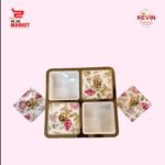 Square Shape Dry Fruit Tray- Neha Market